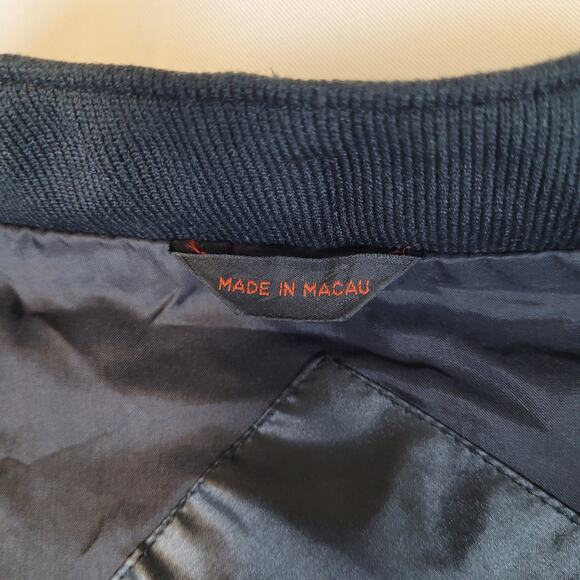 Vintage 80s Upstream Racing Division XL "Formula Boat Logo" Jacket Adult Black - Picture 10 of 16